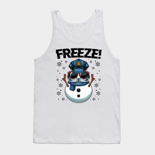 Christmas Snowman Tank Top